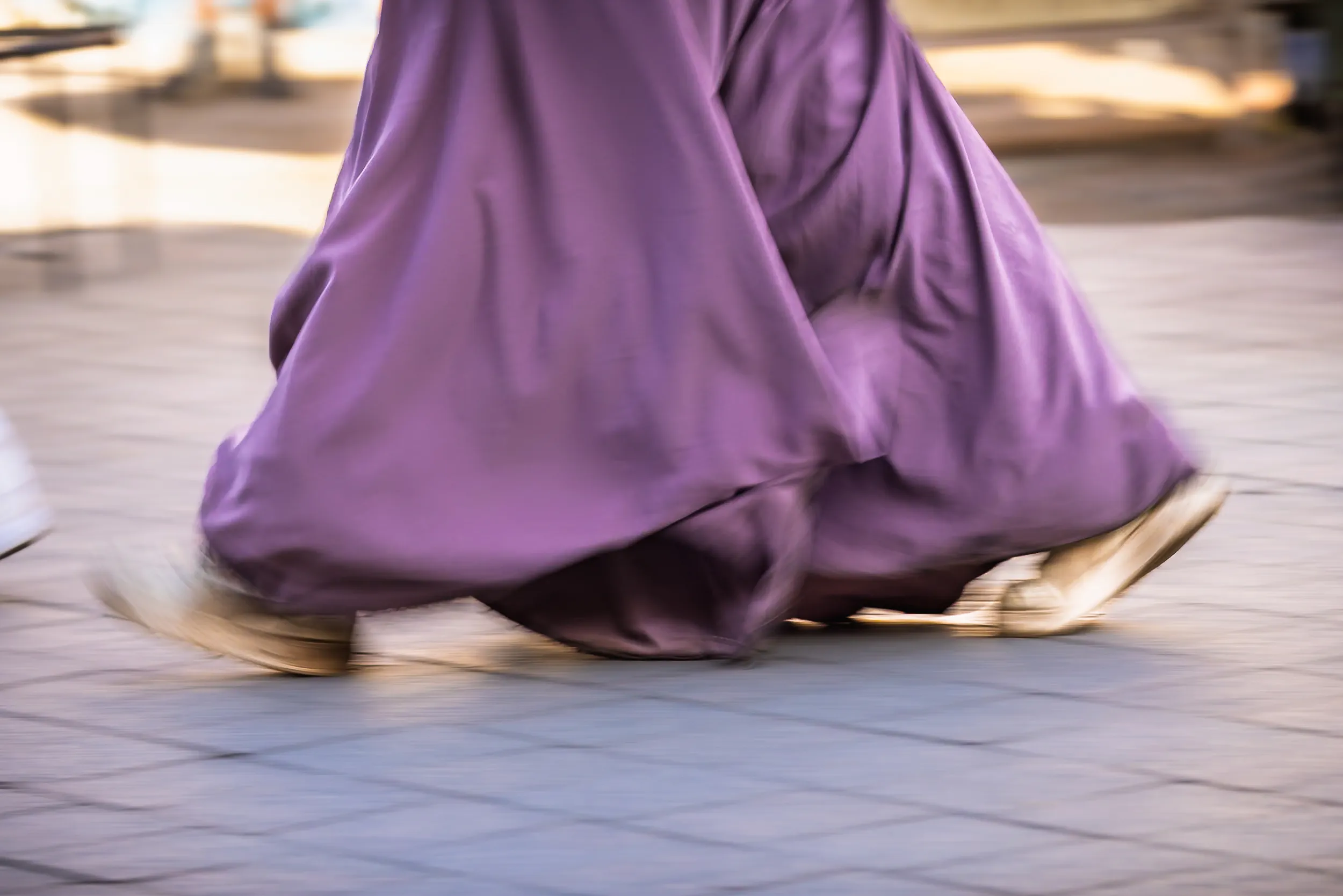 Plum Silk, Golden Slippers