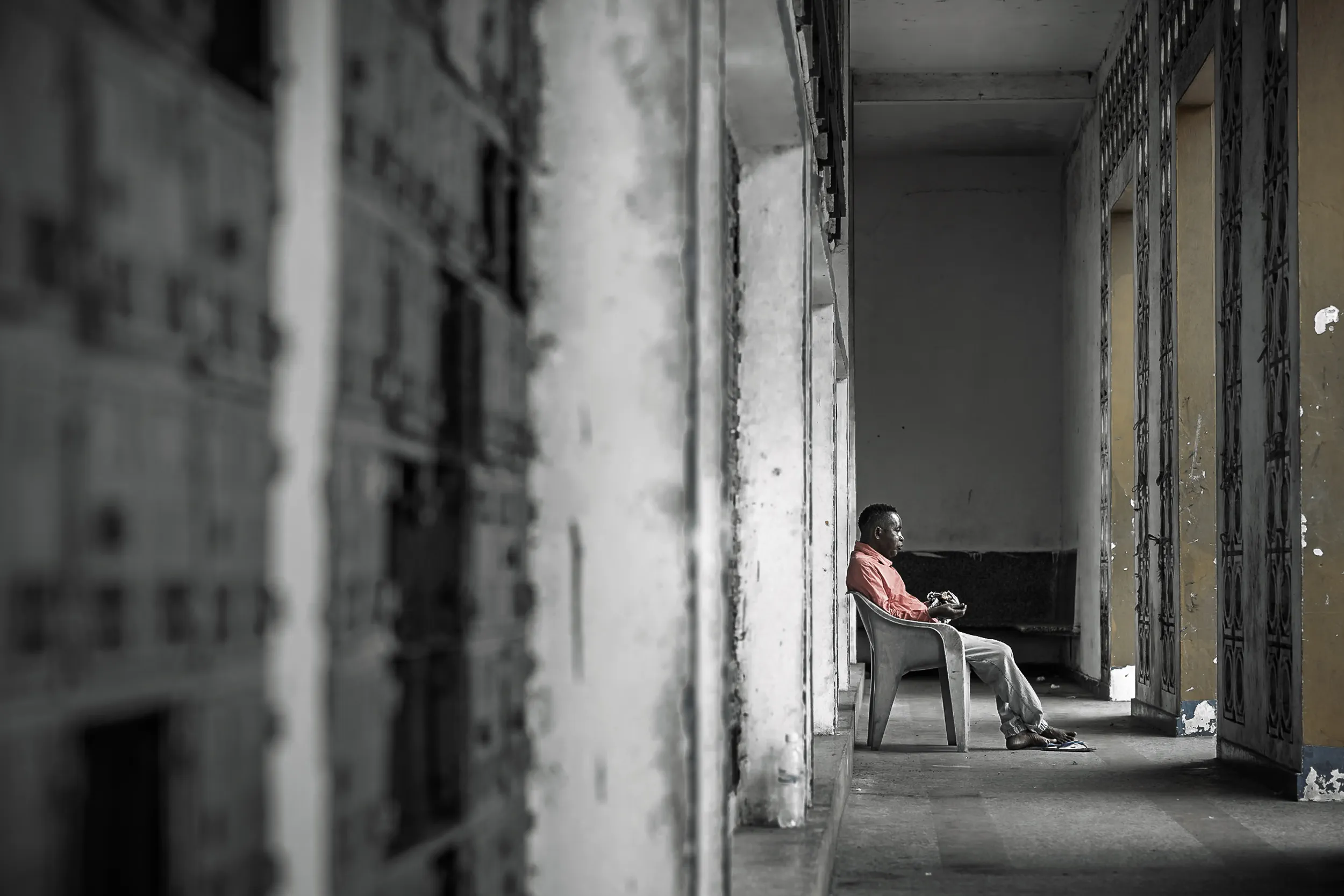 Alone in Red