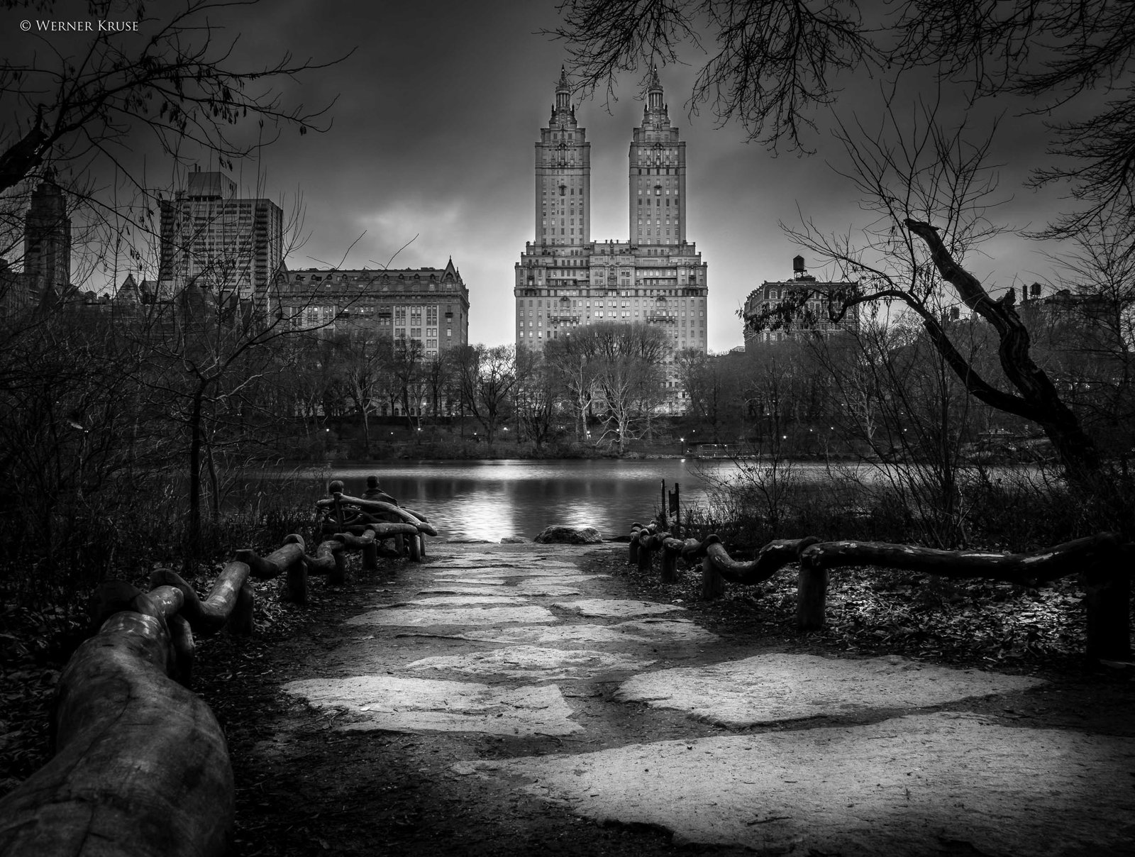 Towers Over Still Water