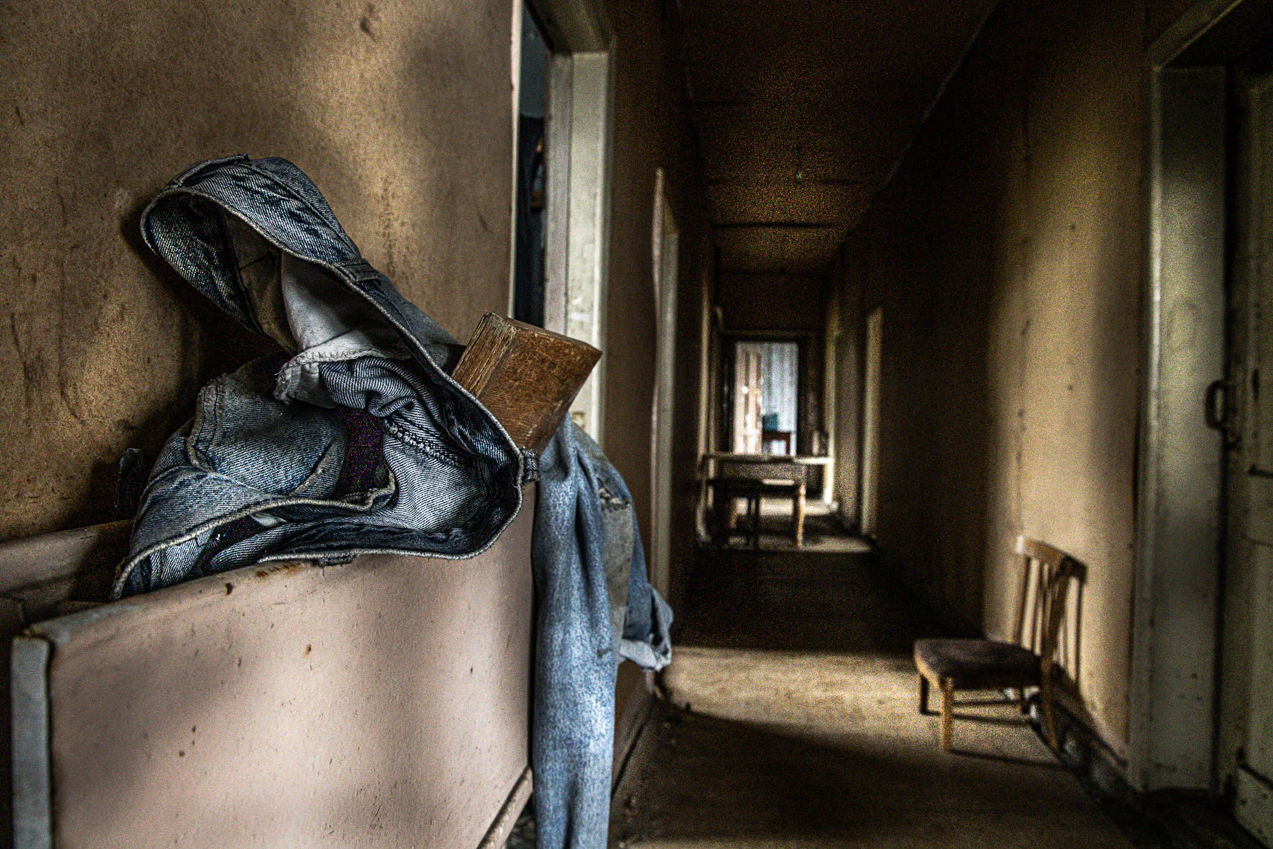 Denim in the Doorway