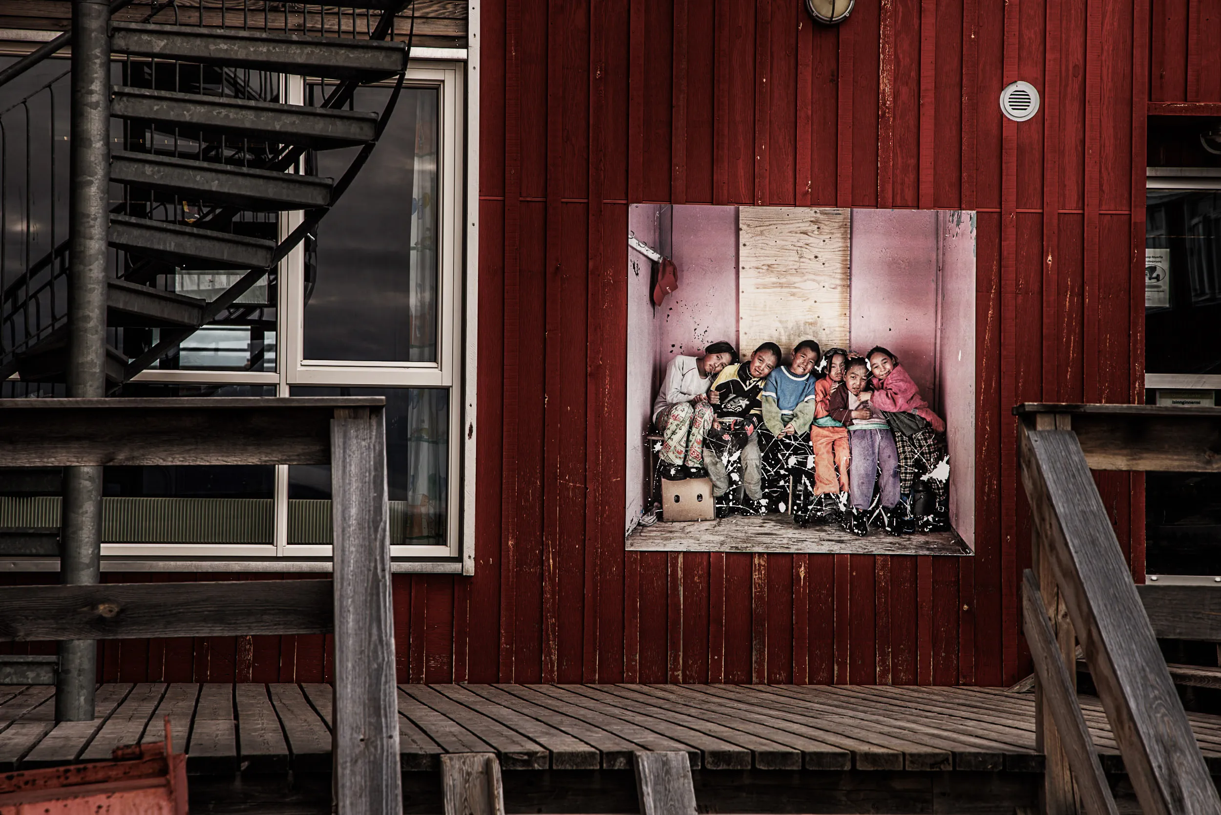 Six Children, One Bench