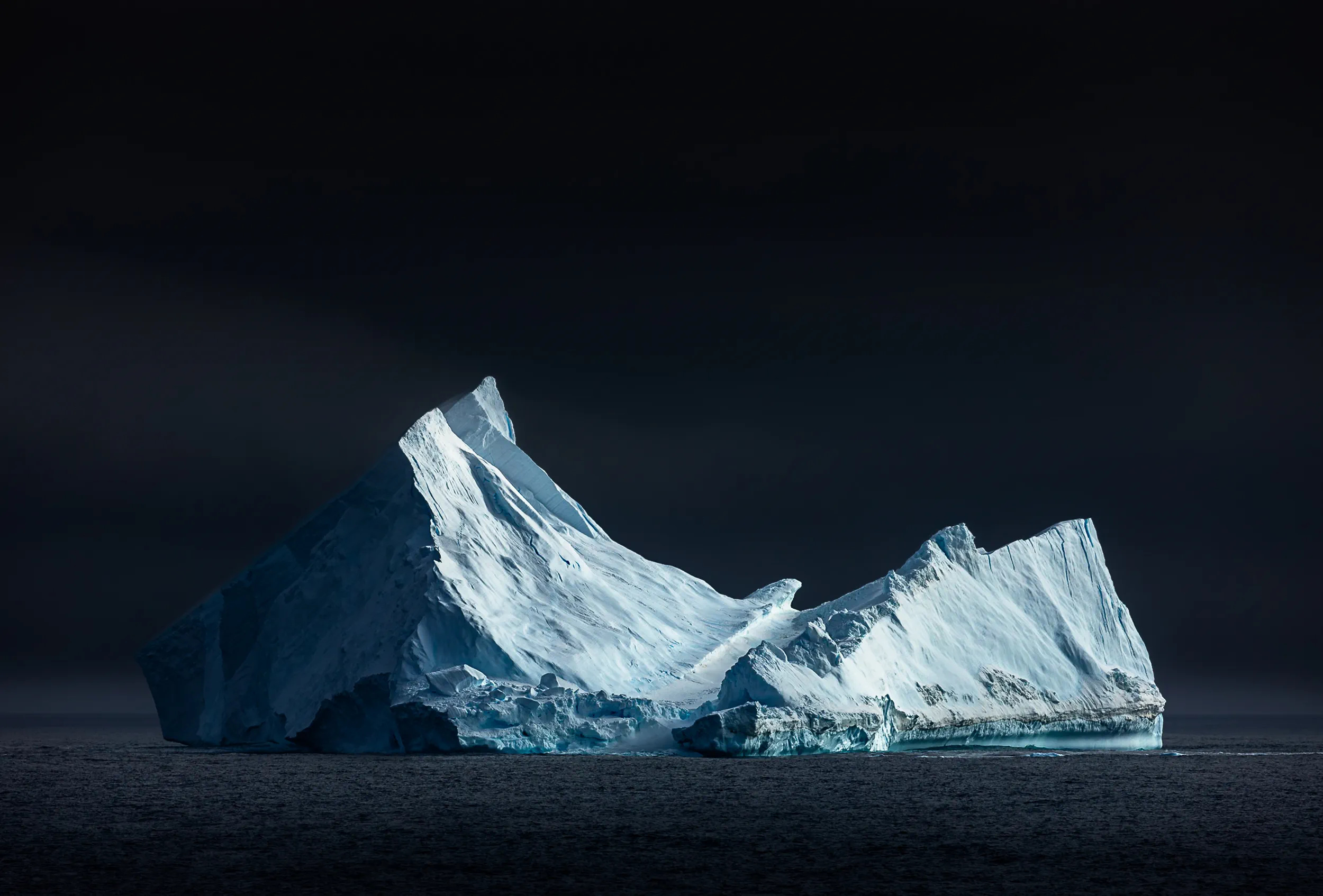 Polar expedition photography: Arctic ice landscape