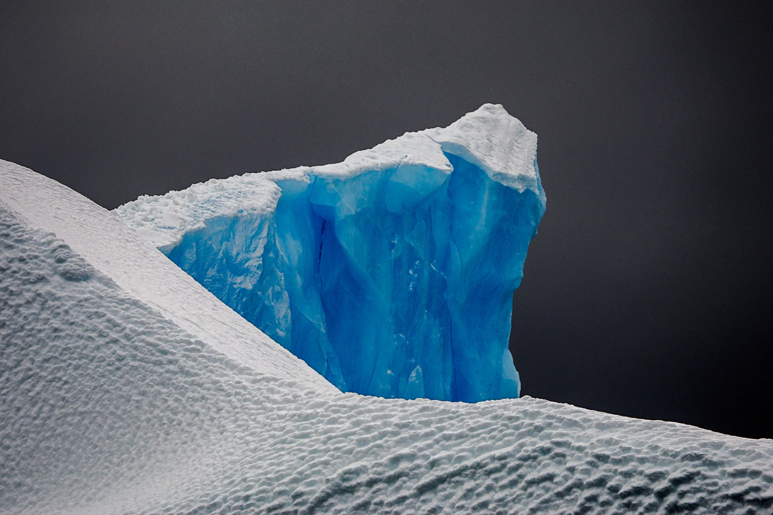 Moonrise Over Jagged Peaks · Antarctic Sound, Antarctica