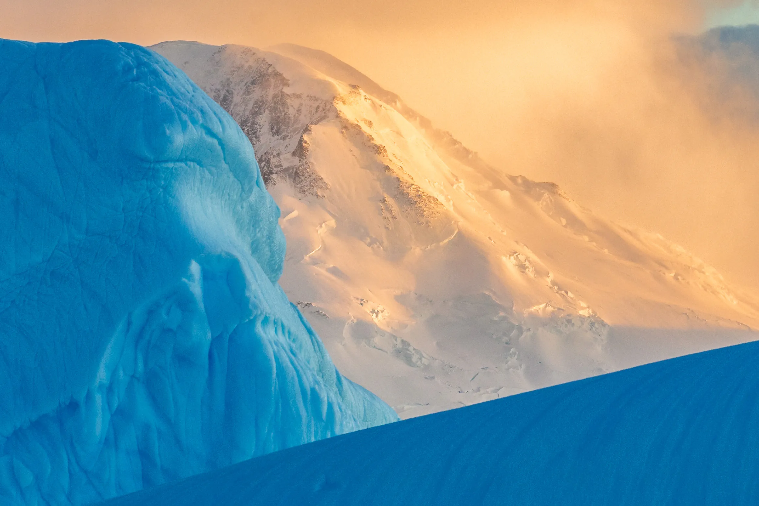 Fire Along the Snowline · Lazareth Bay, Antarctica