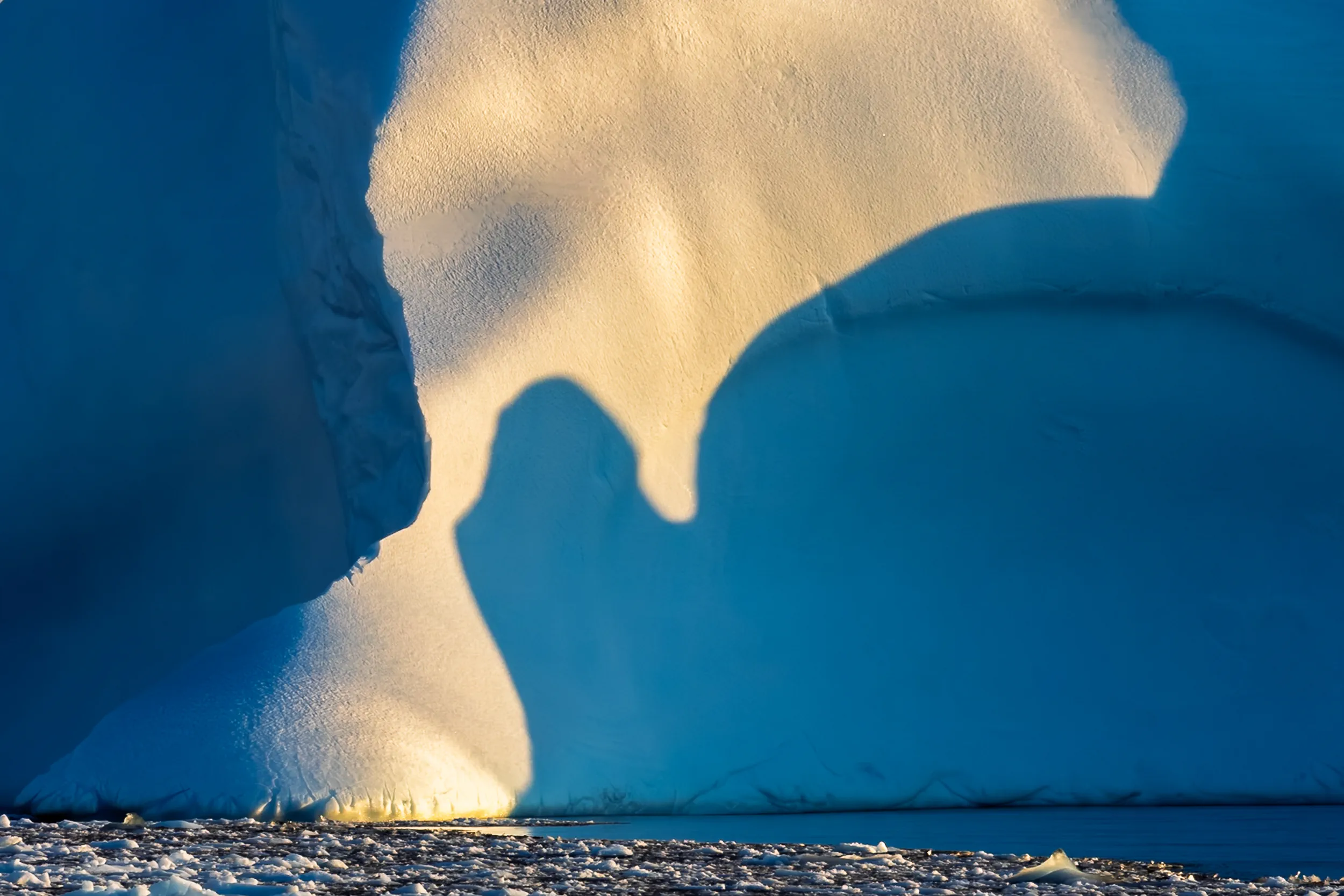 Ice Silhouette in Light · Lazareth Bay, Antarctica