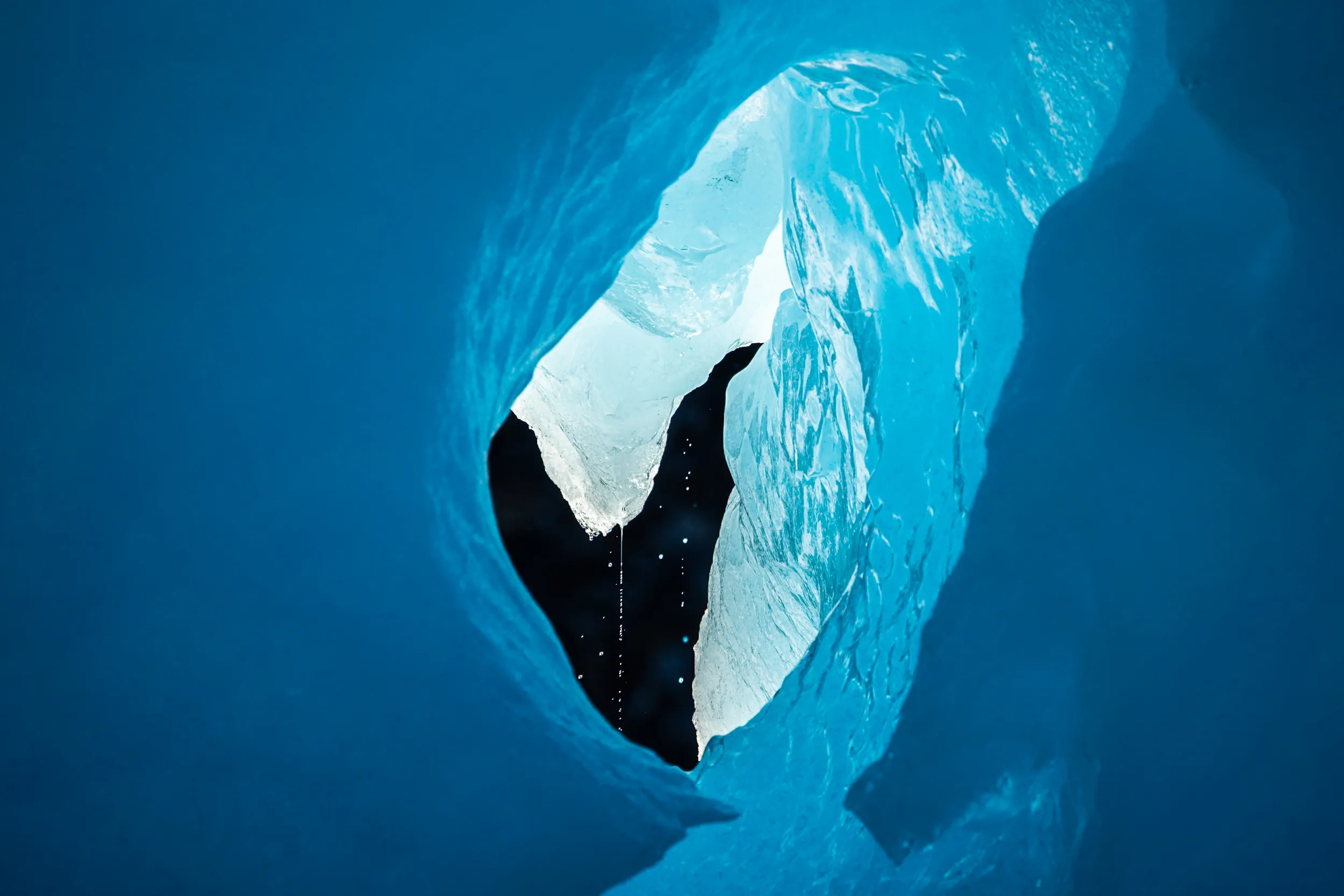 Ice Tunnel Glow · Magdalenafjord, Svalbard