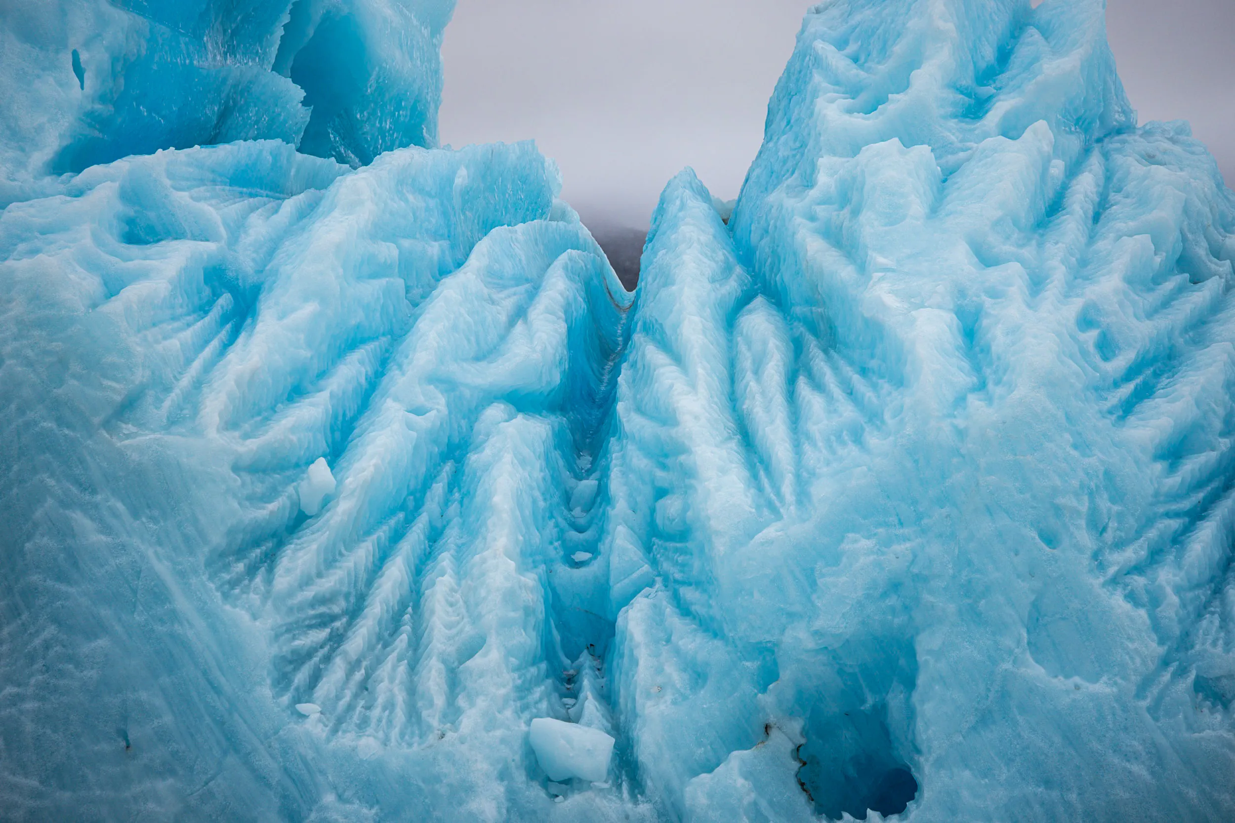 Glacier Face Ridges · Monacobreen, Svalbard