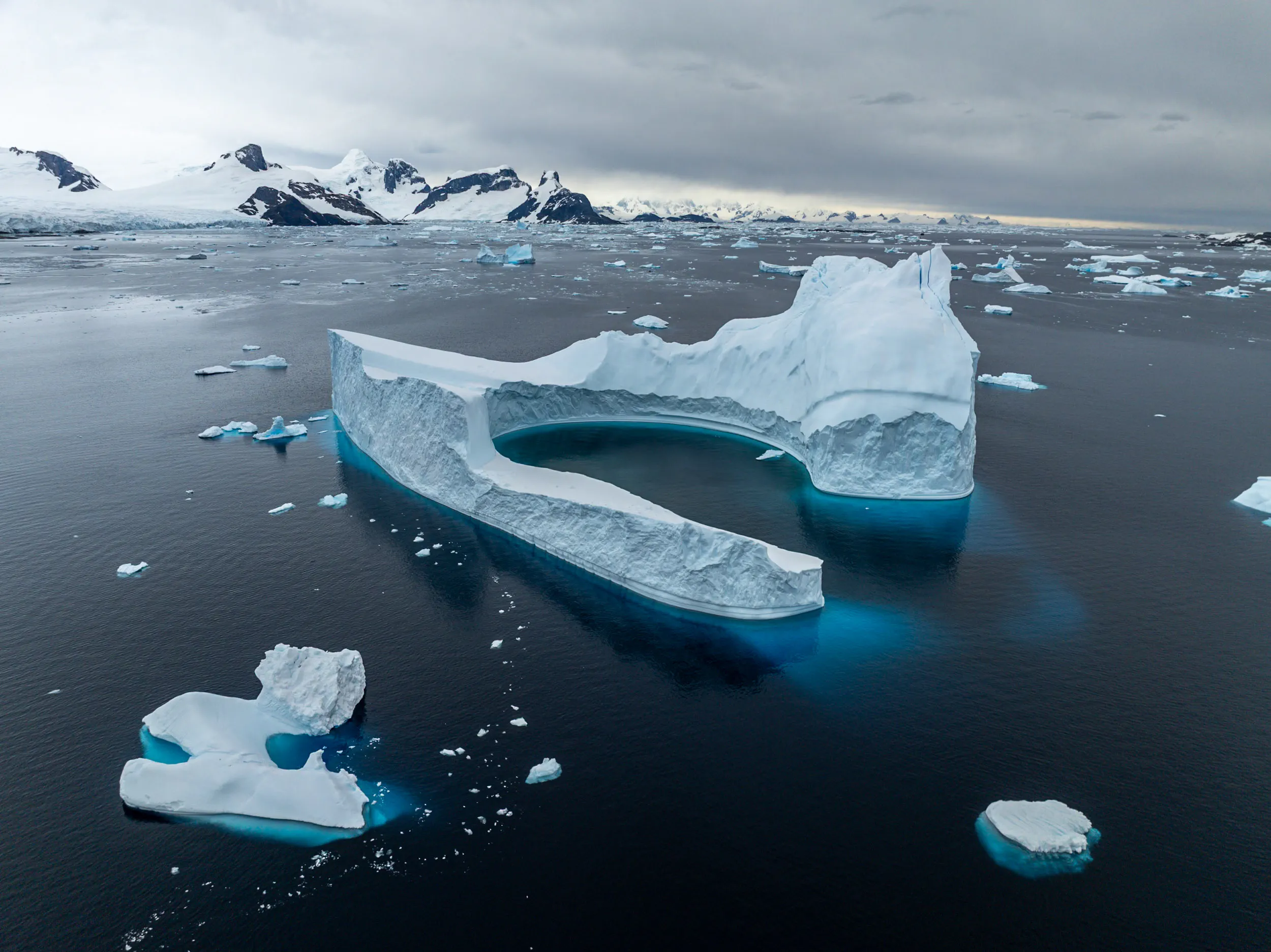 The Hook in Turquoise Water · Petermann Island, Antarctica
