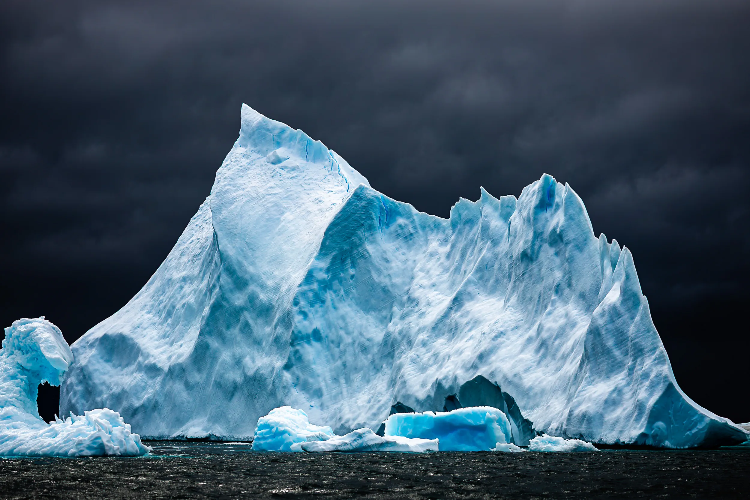 Fortress Against the Night · Pleneau Island, Antarctica