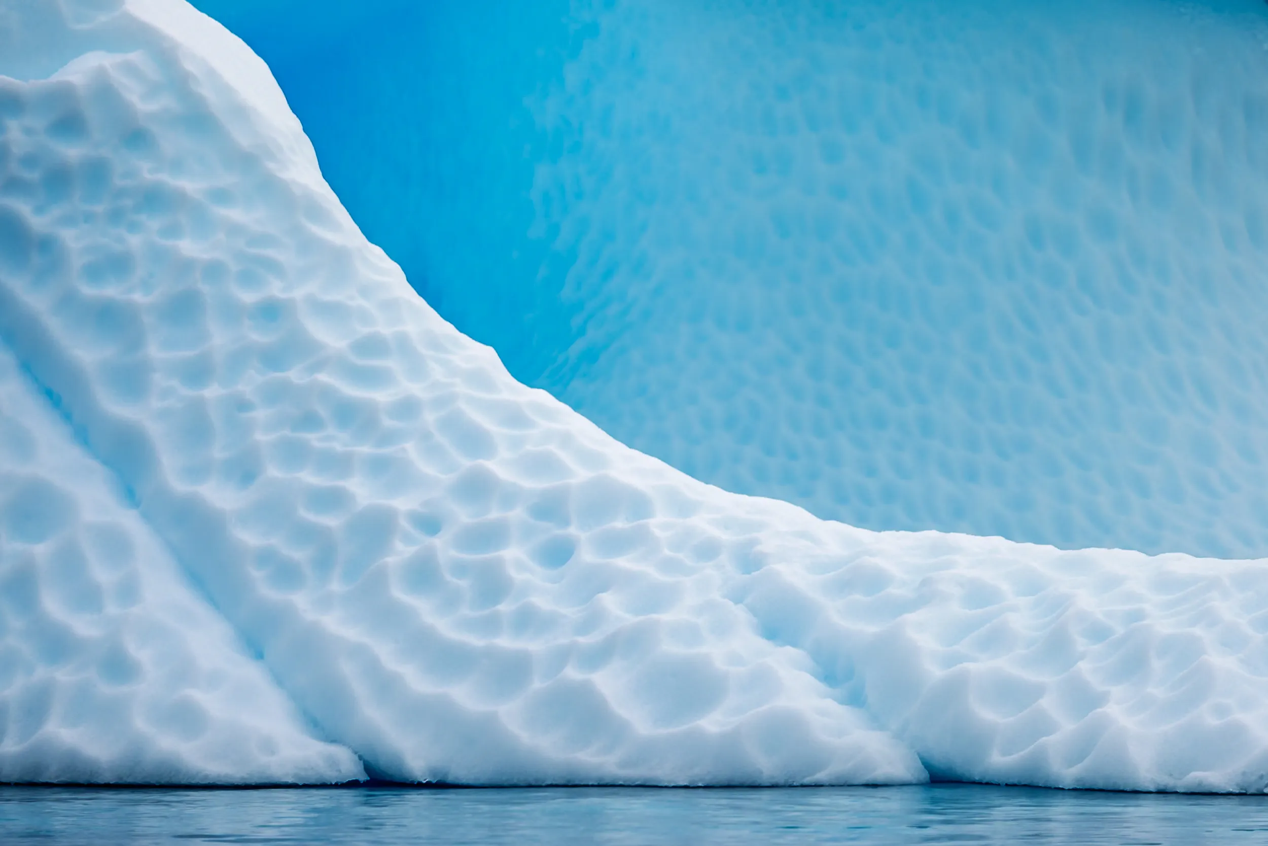 Sculpted Snow Ridge · Pleneau Island, Antarctica