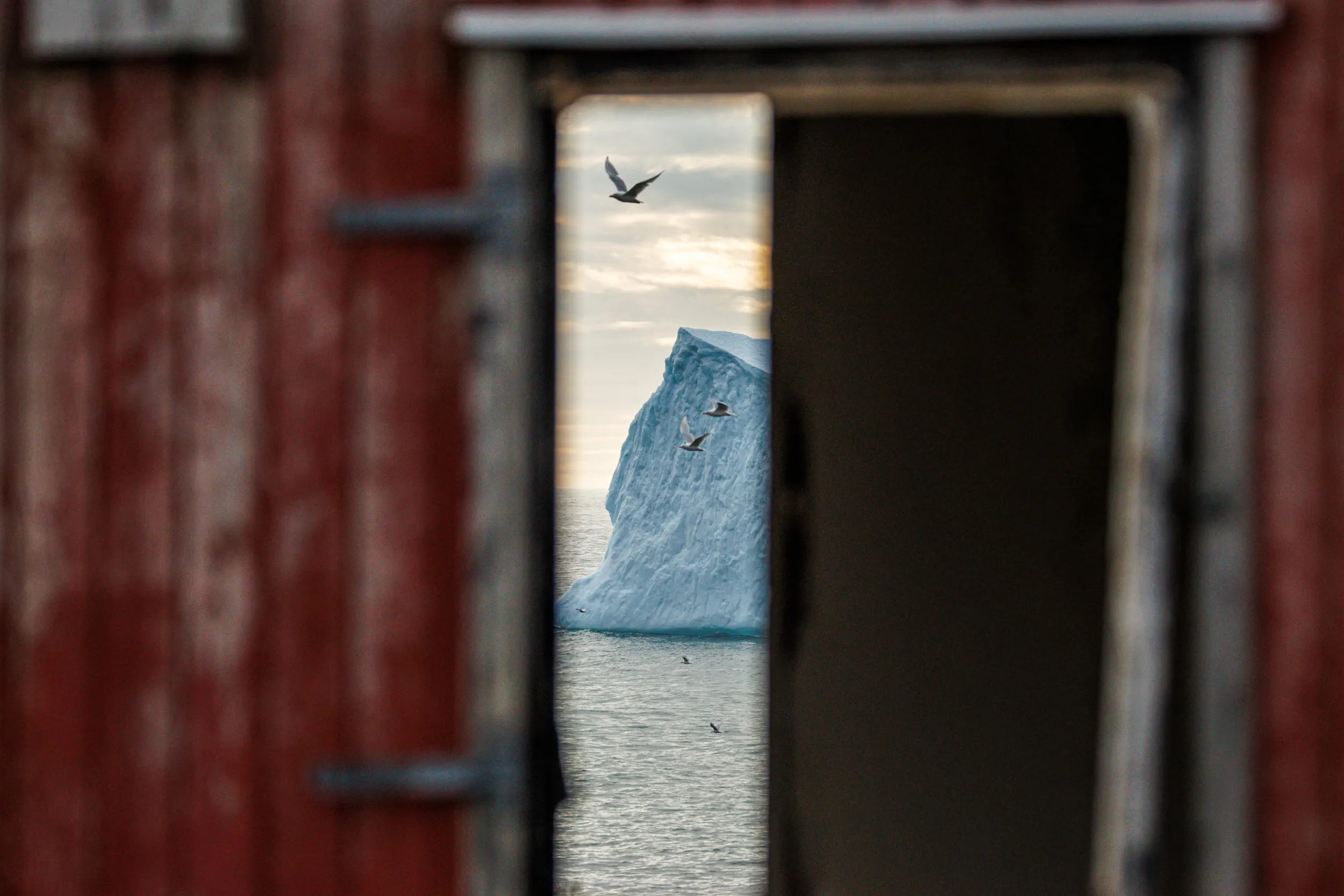 Ice Framed in a Doorway · Qeqertarsuaq, Greenland