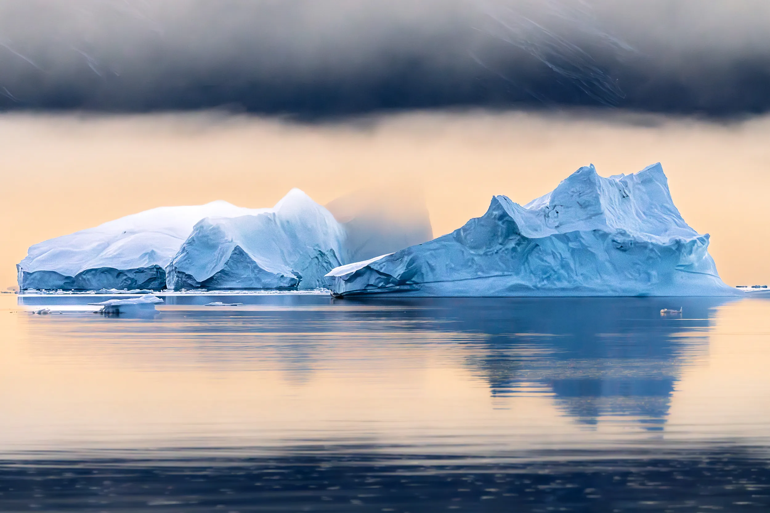 Twin Sentinels at Dusk · Sorteø, Greenland